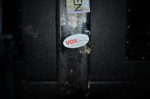 Left a piece of VOX on the sticker pole.