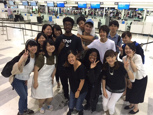 This is my final photo in Japan near the security check line of Narita airport with my host mom, several Japanese friends and a couple IES students. After a tearful goodbye, I promised to return to Japan wished everyone well before I departed on my long flight back to America.
